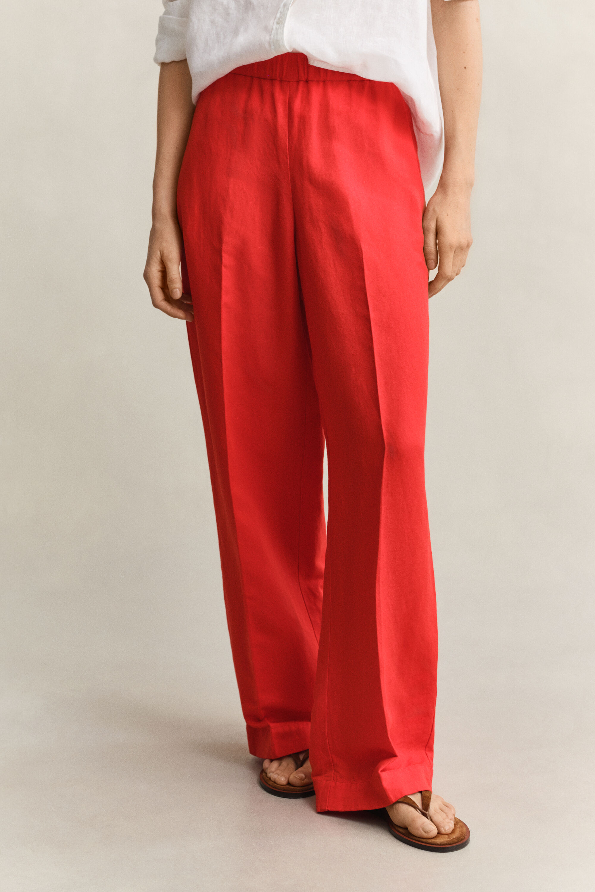 Pantalon en lin mélangé