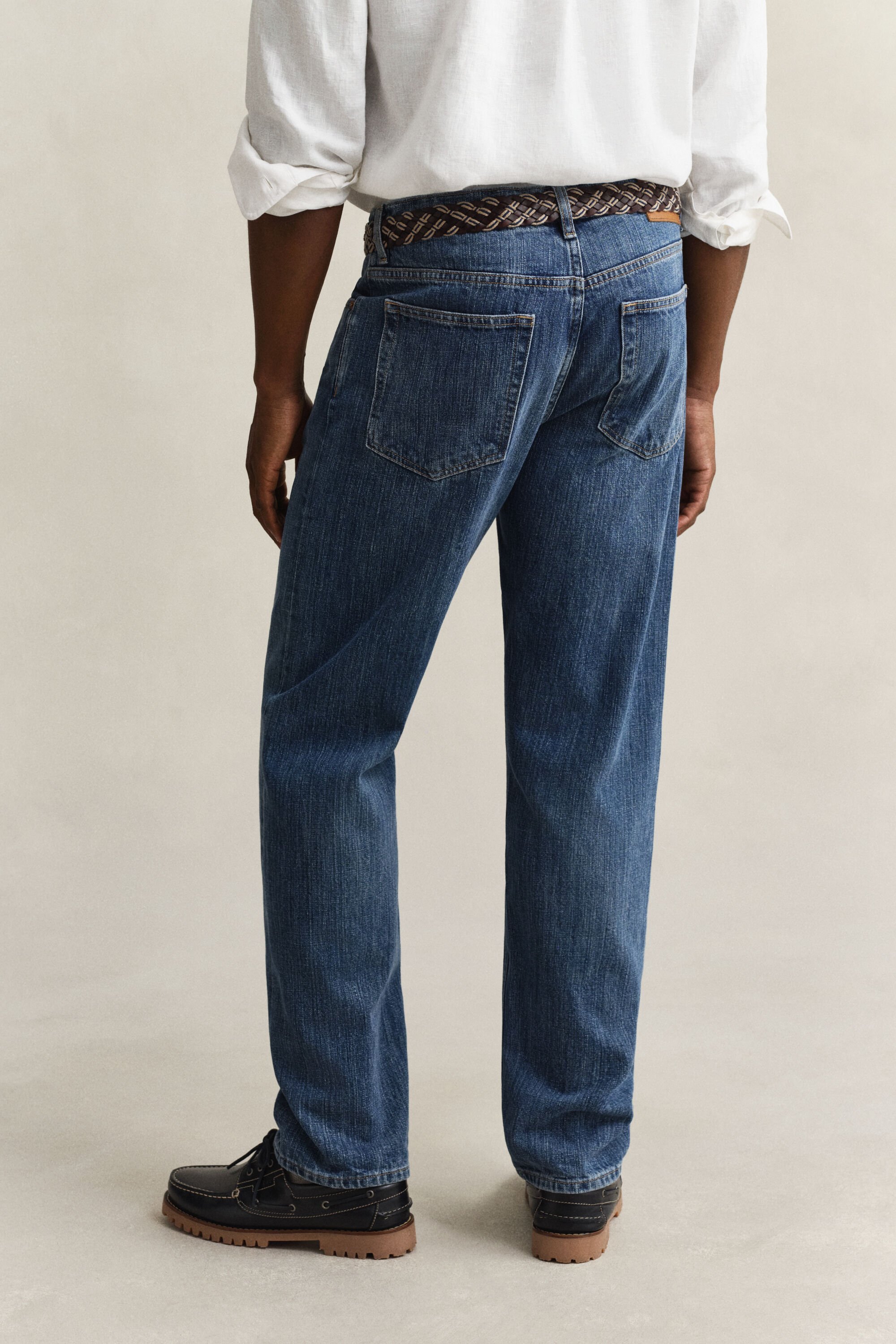 Jeans met zelfkant