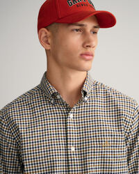 Regular Fit hemd van keperstof met Gingham-ruitje