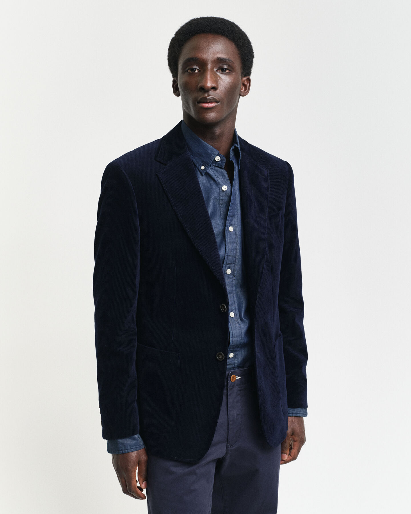 Slim Fit corduroy kostuumjasje