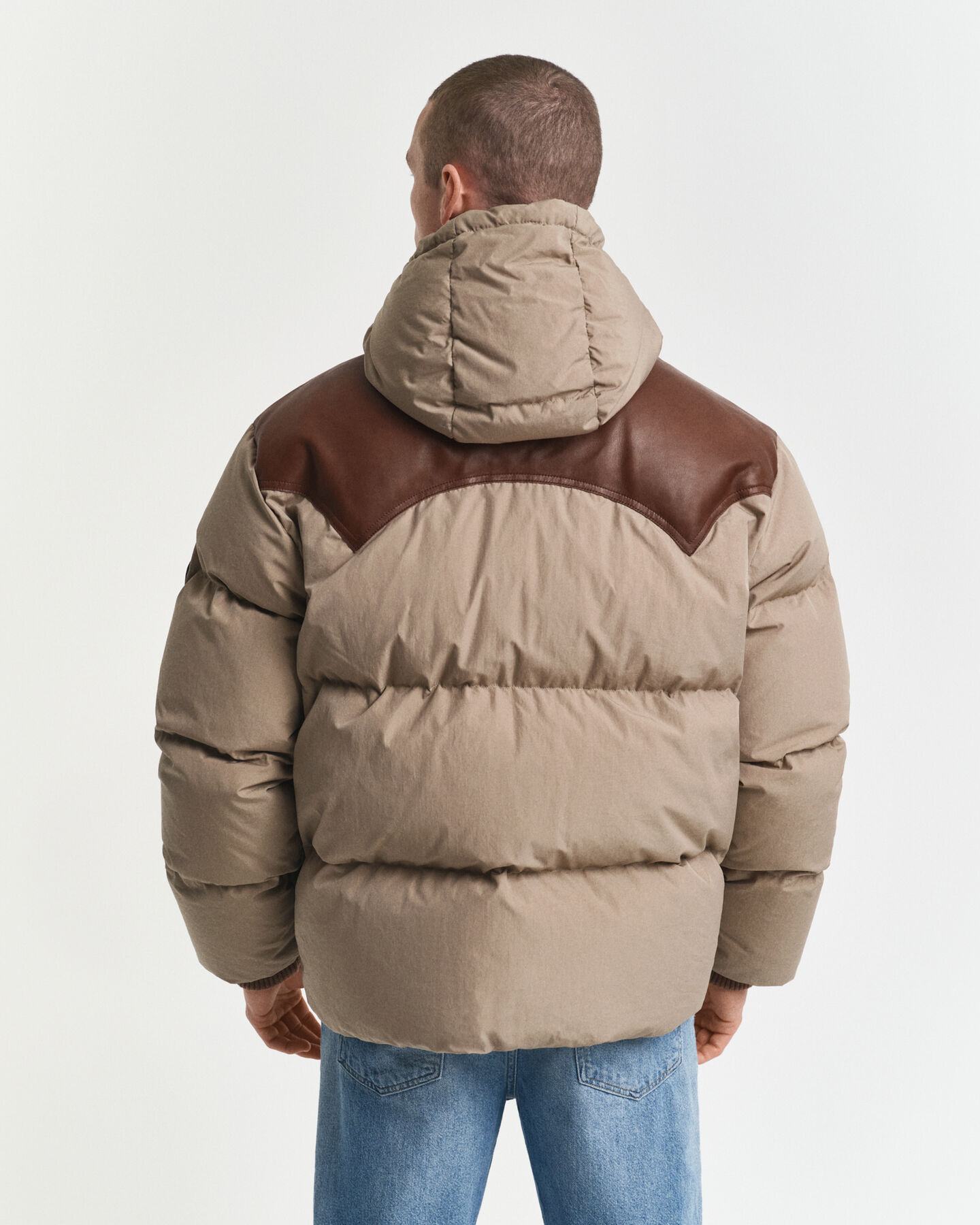 Parka en duvet d'oie et coton