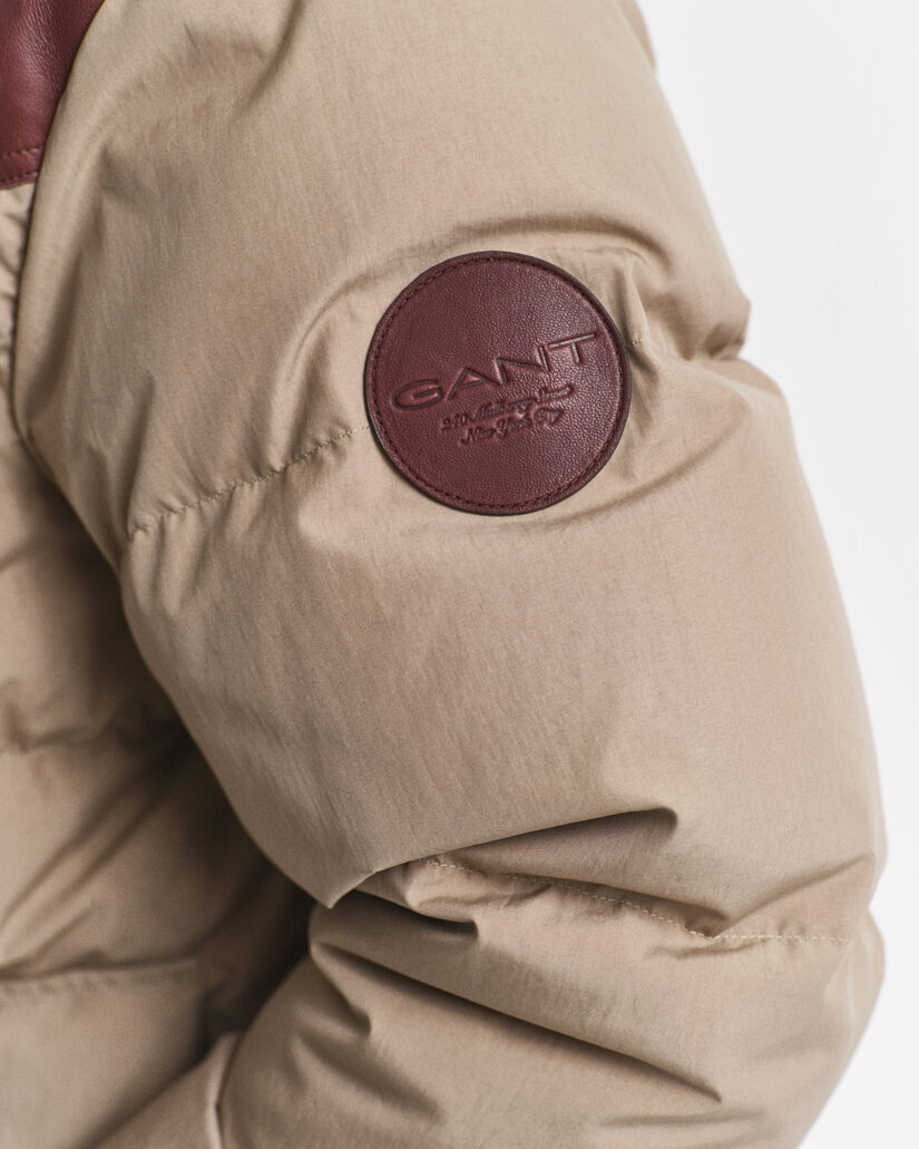 Parka en duvet d'oie et coton