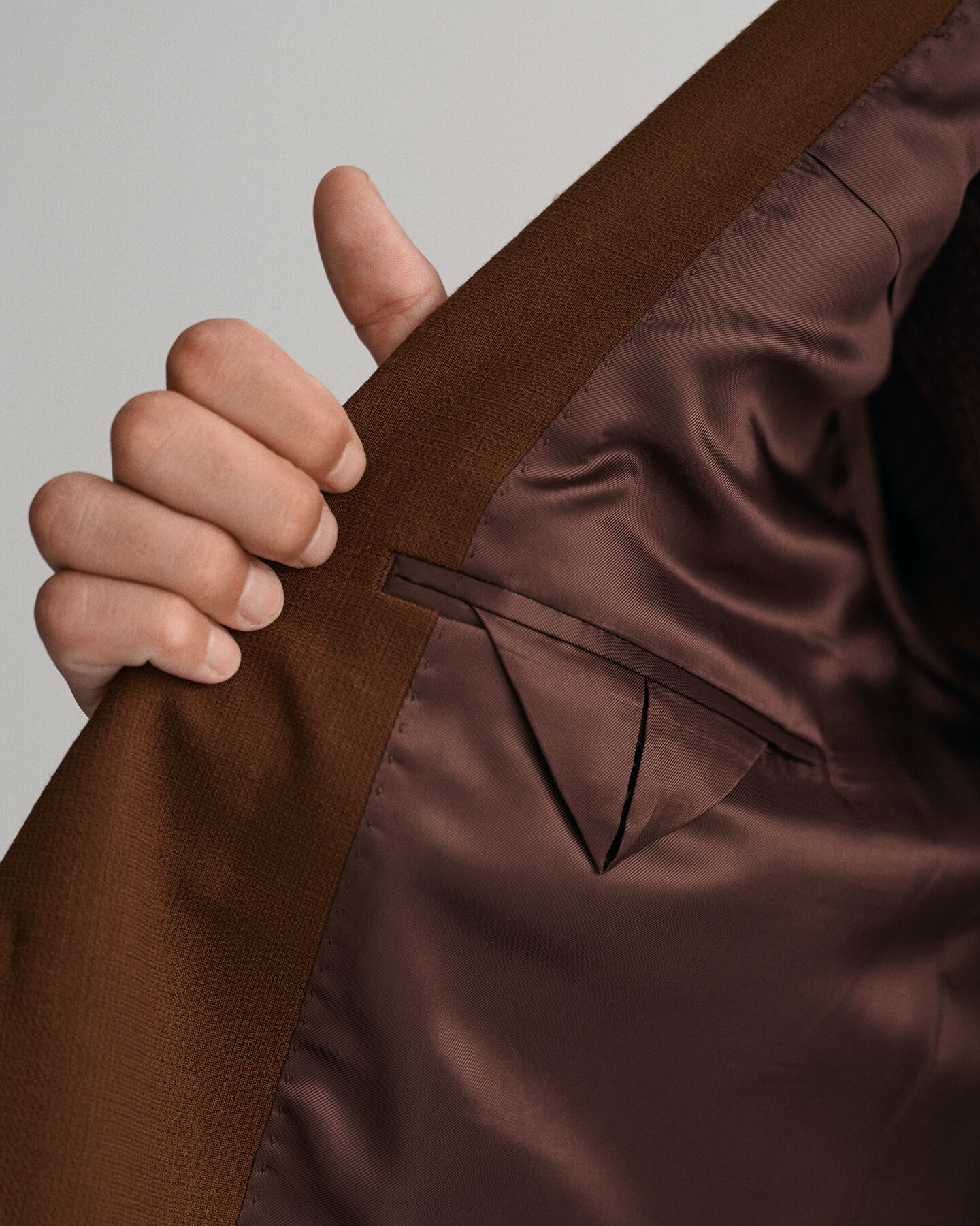 Veste blazer de costume ultra-ample en crêpe de laine