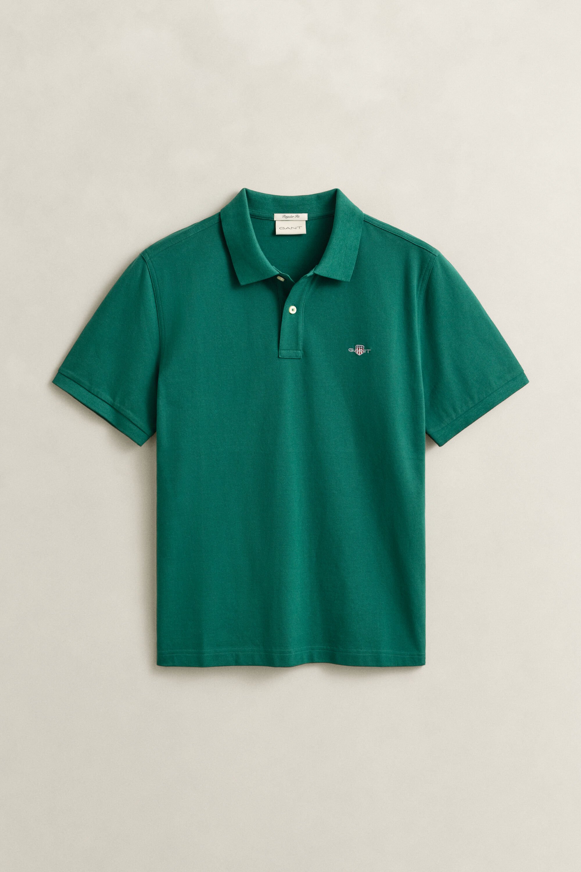 Regular Fit Shield piqué poloshirt
