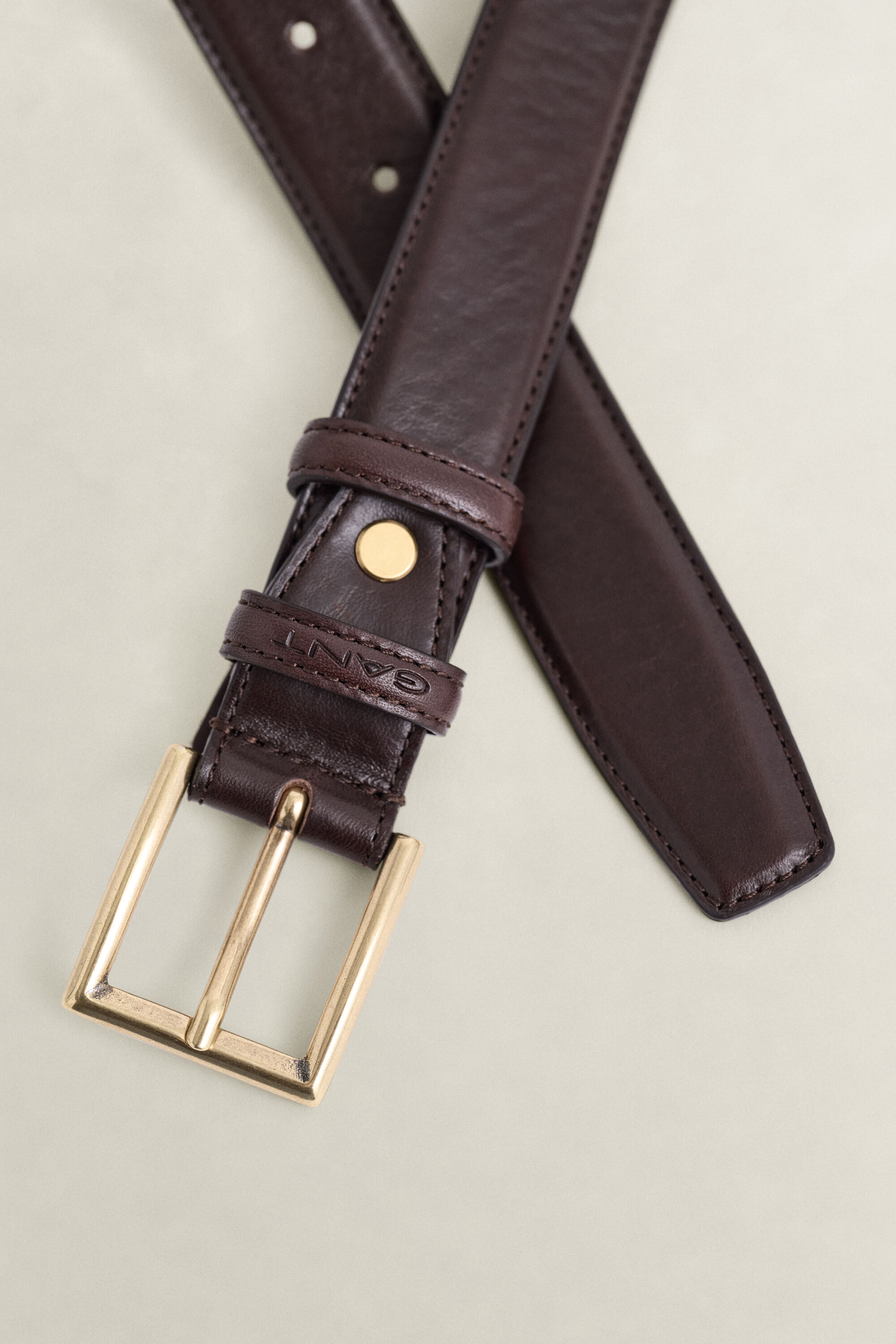 Ceinture en cuir poli