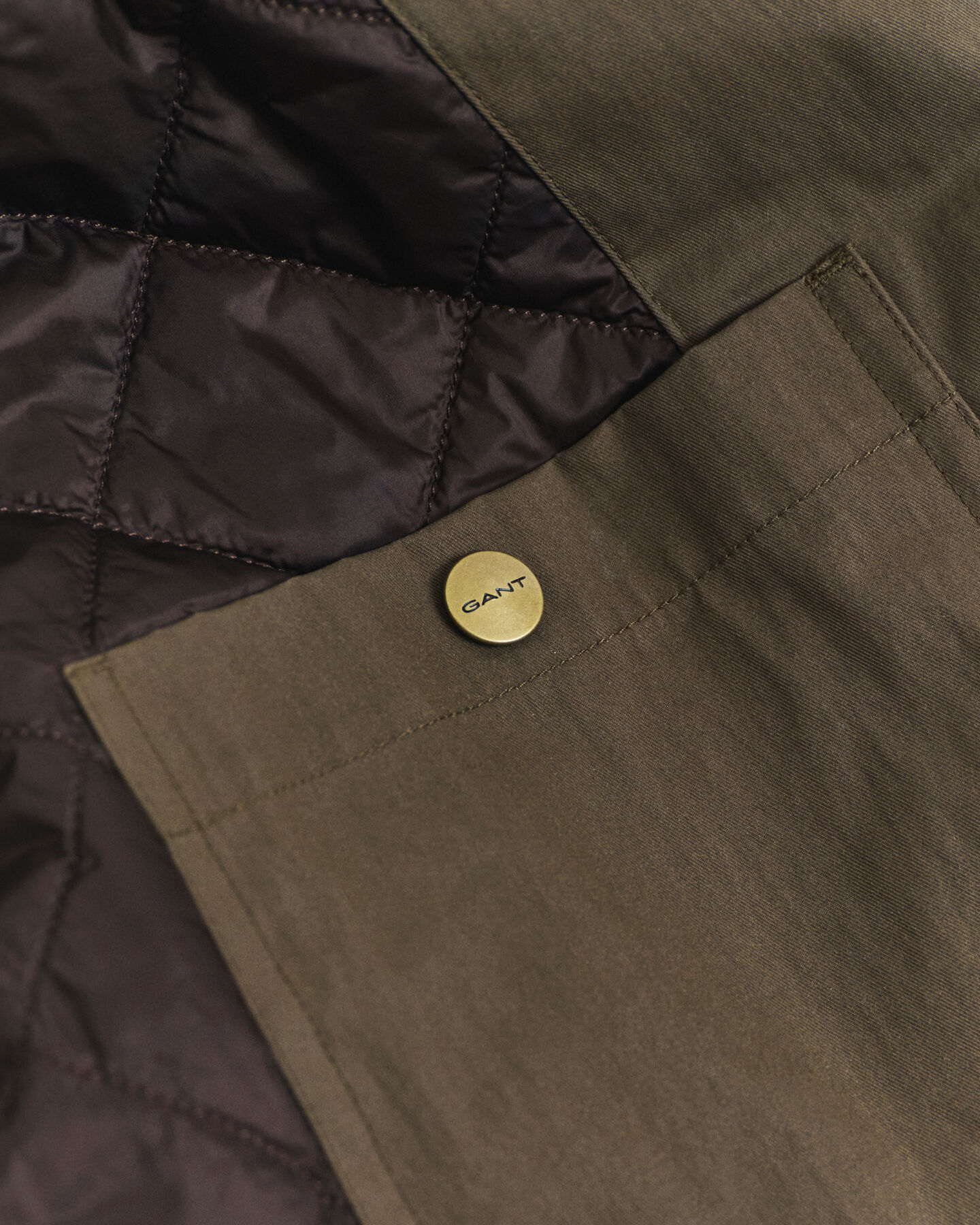 Outdoorjack van gewaxt katoen