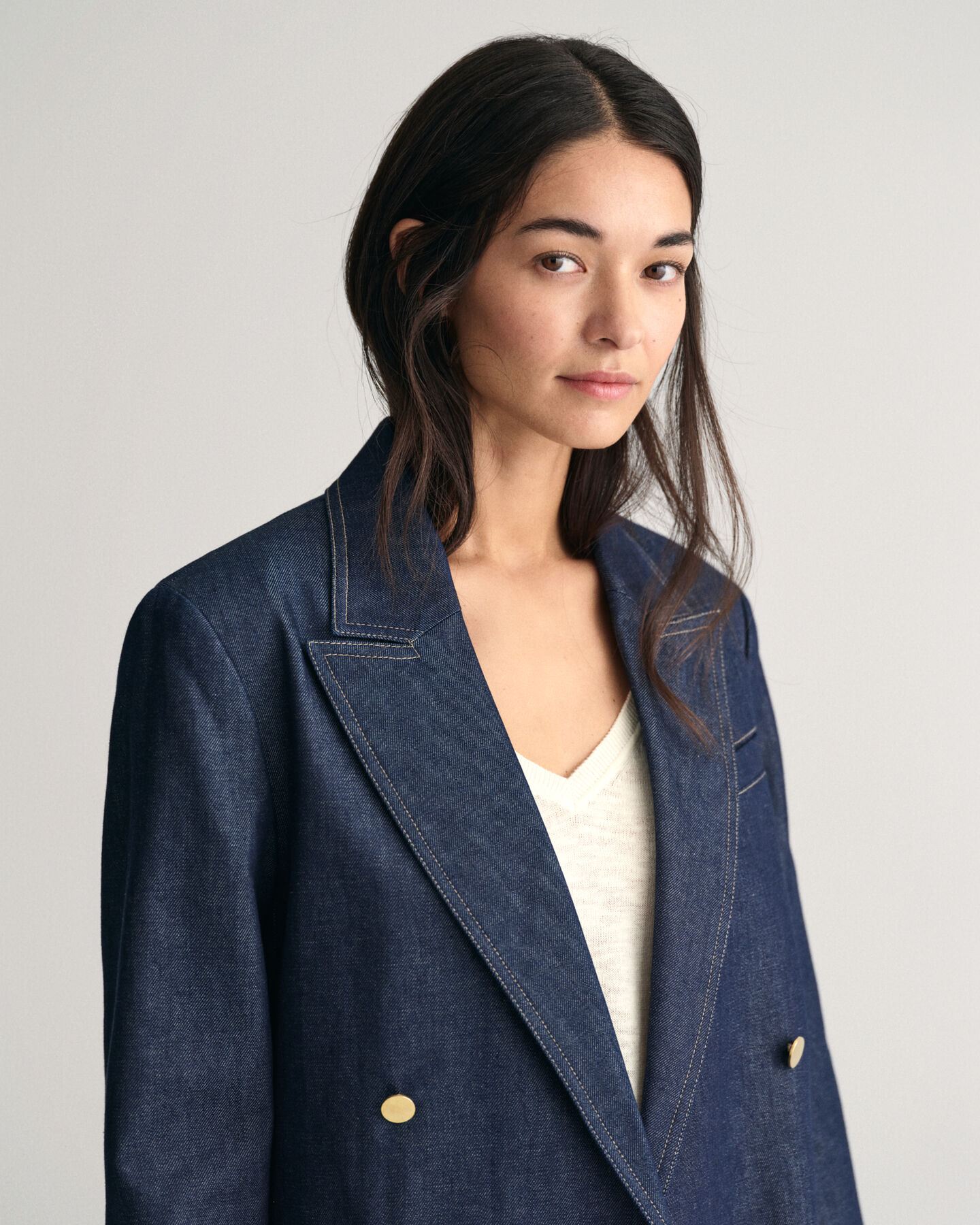 Veste regular fit en denim Club Blazer