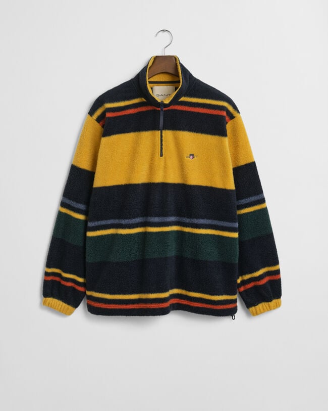 Sweat-shirt en polaire à rayures