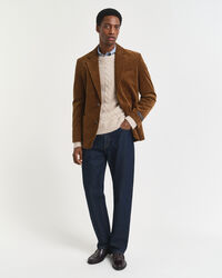 Kabeltrui met ronde hals