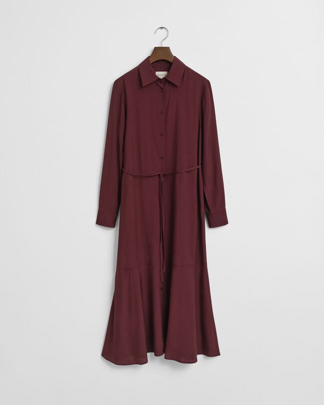 Halflange hemdjurk van viscose