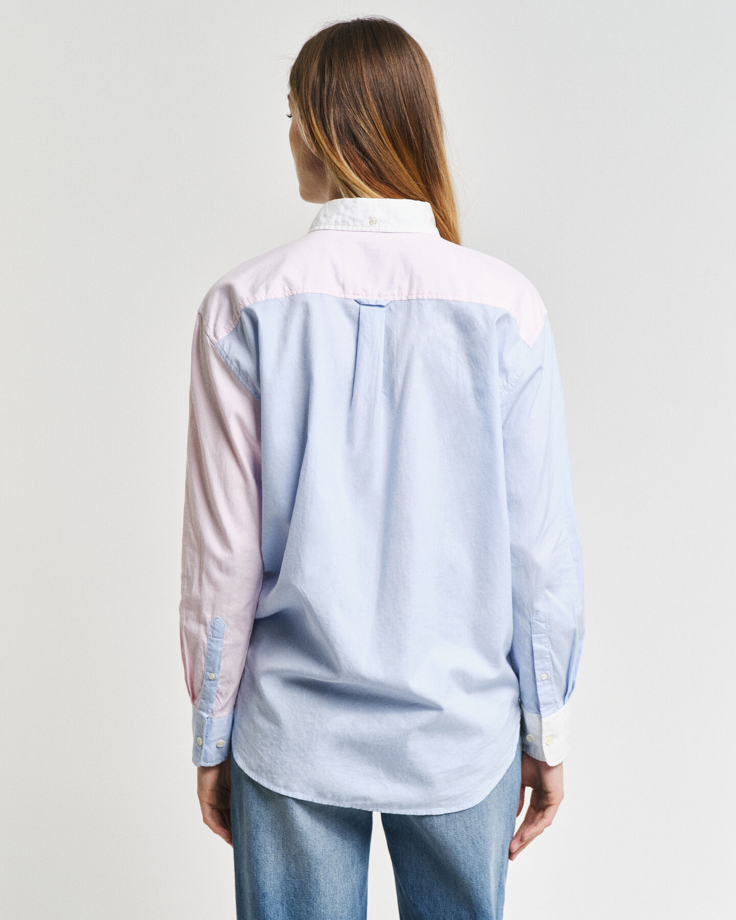 Relaxed Fit Patchwork hemd