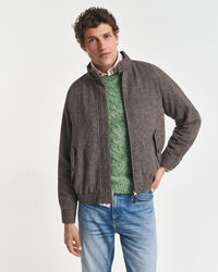 Veste Harrington en laine mélangée