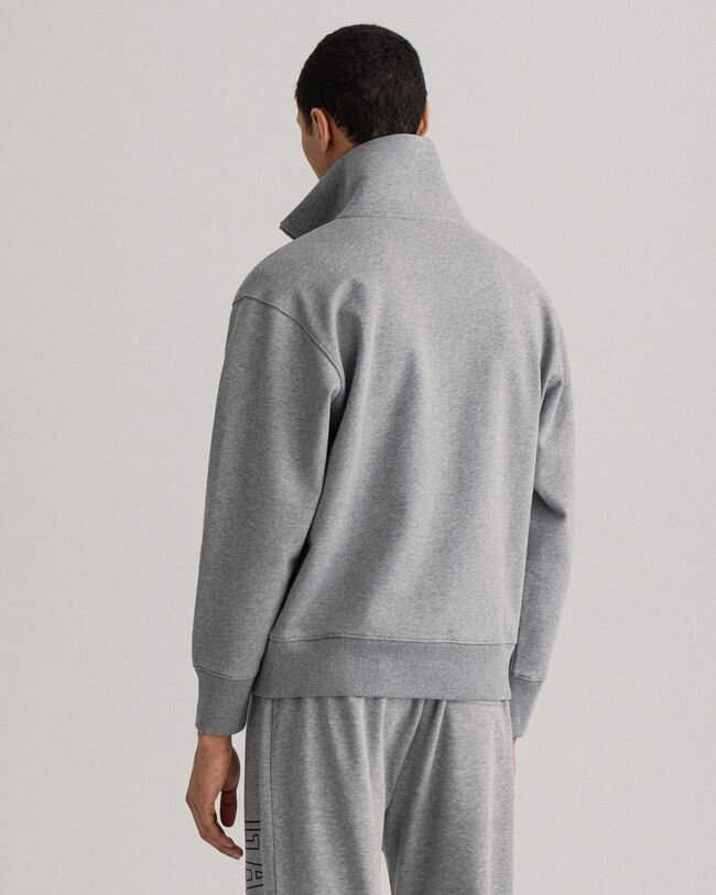 Pull &agrave; demi-zip Retro Flag