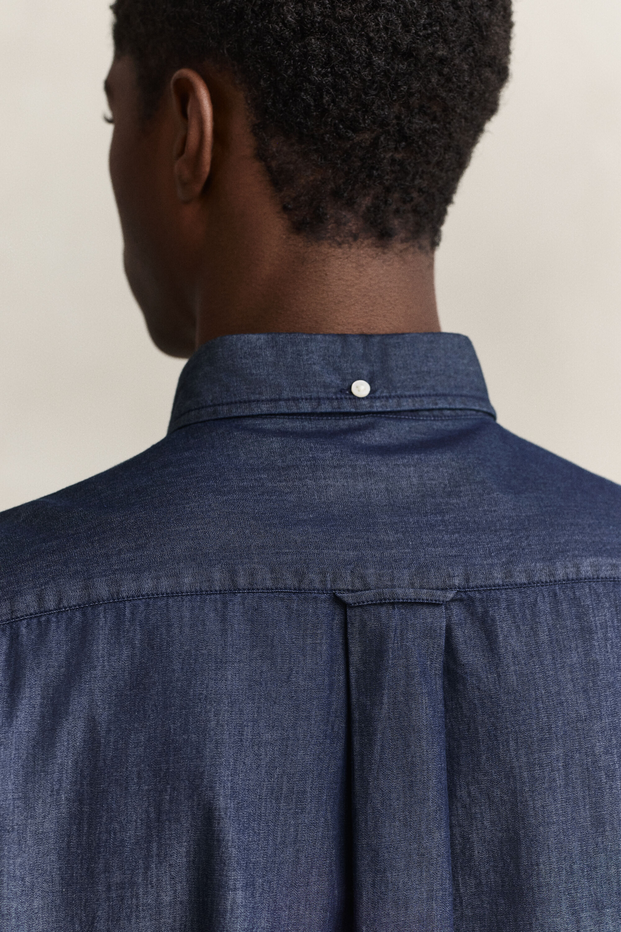 Regular Fit indigo overhemd