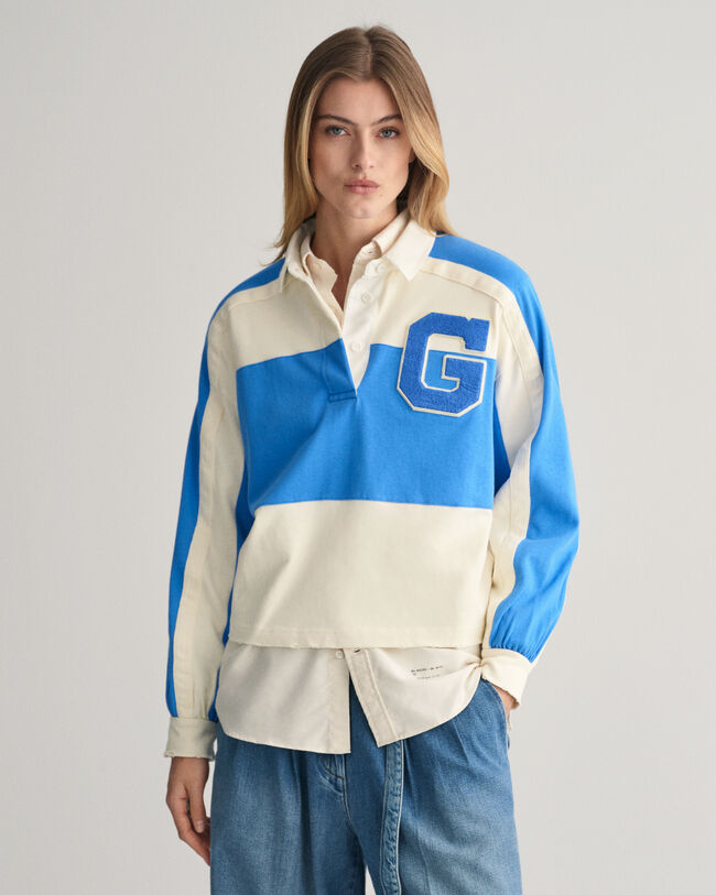 Heavy Rugger à rayures en colour-block