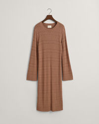 Robe en maille texturée