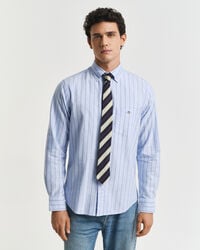 Chemise coupe regular en coton Oxford classique à rayures