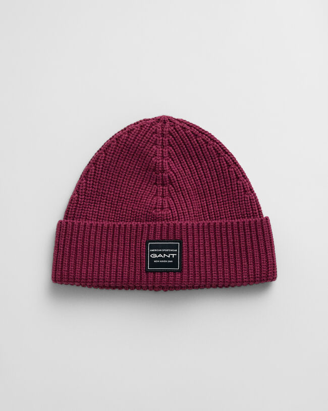 Bonnet en coton côtelé