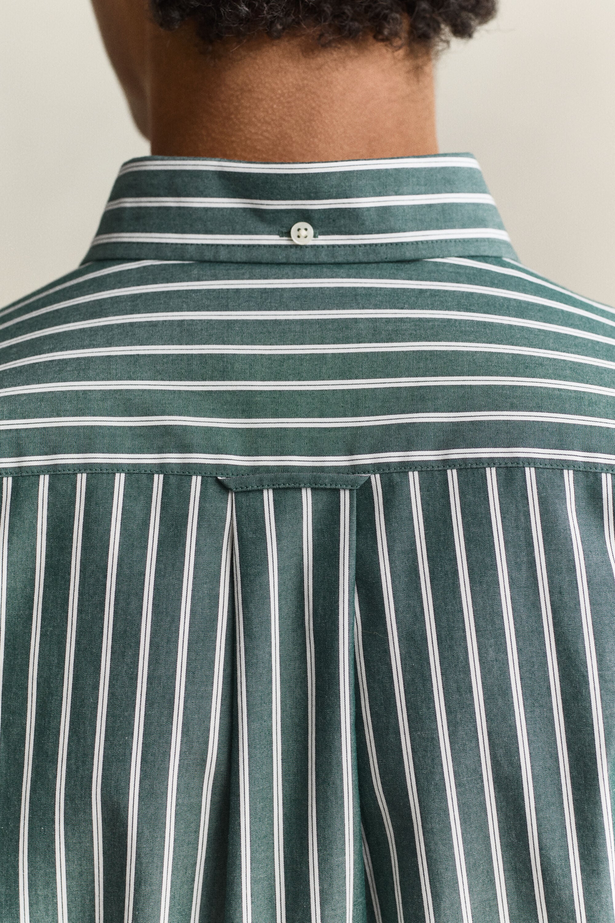 Poplin hemd met strepen
