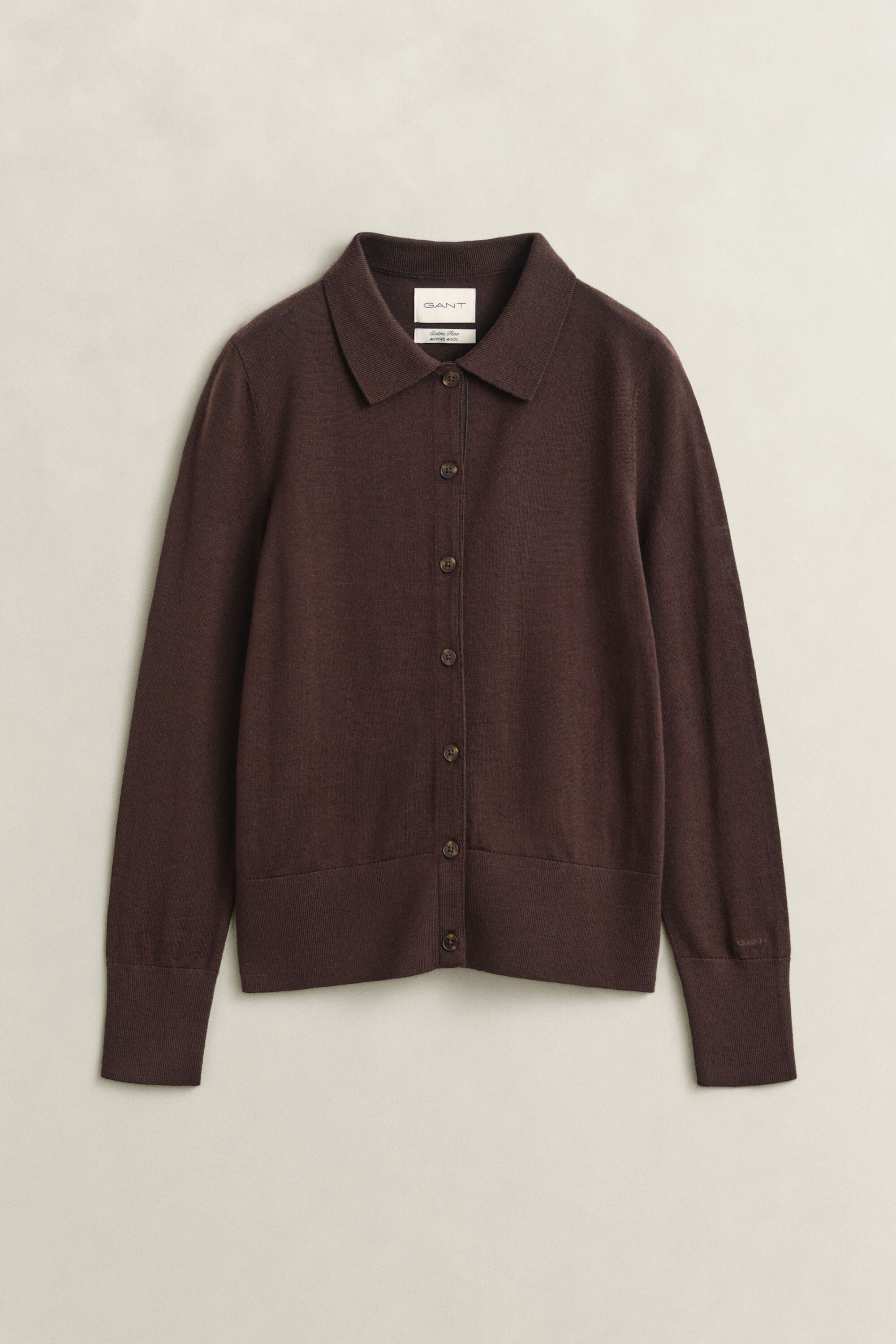 Cardigan en laine mérinos extra-fine