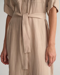 Hemdjurk met korte mouwen en klepzak