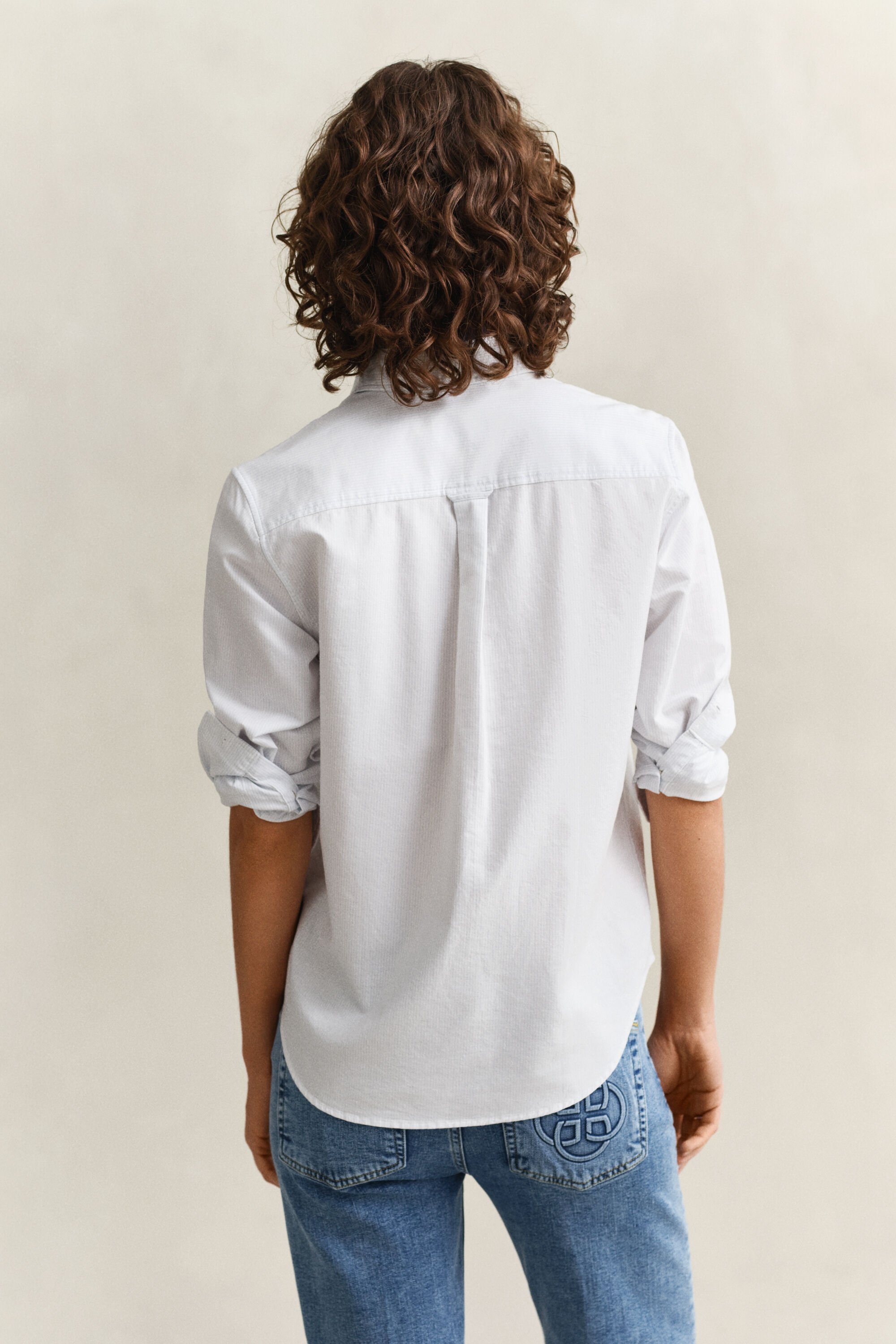 Regular Fit Classic Oxford-overhemd met strepen