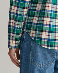 Chemise regular fit en coton Oxford &agrave; carreaux