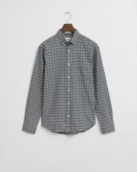 Regular Fit hemd van keperstof met Gingham-ruitje