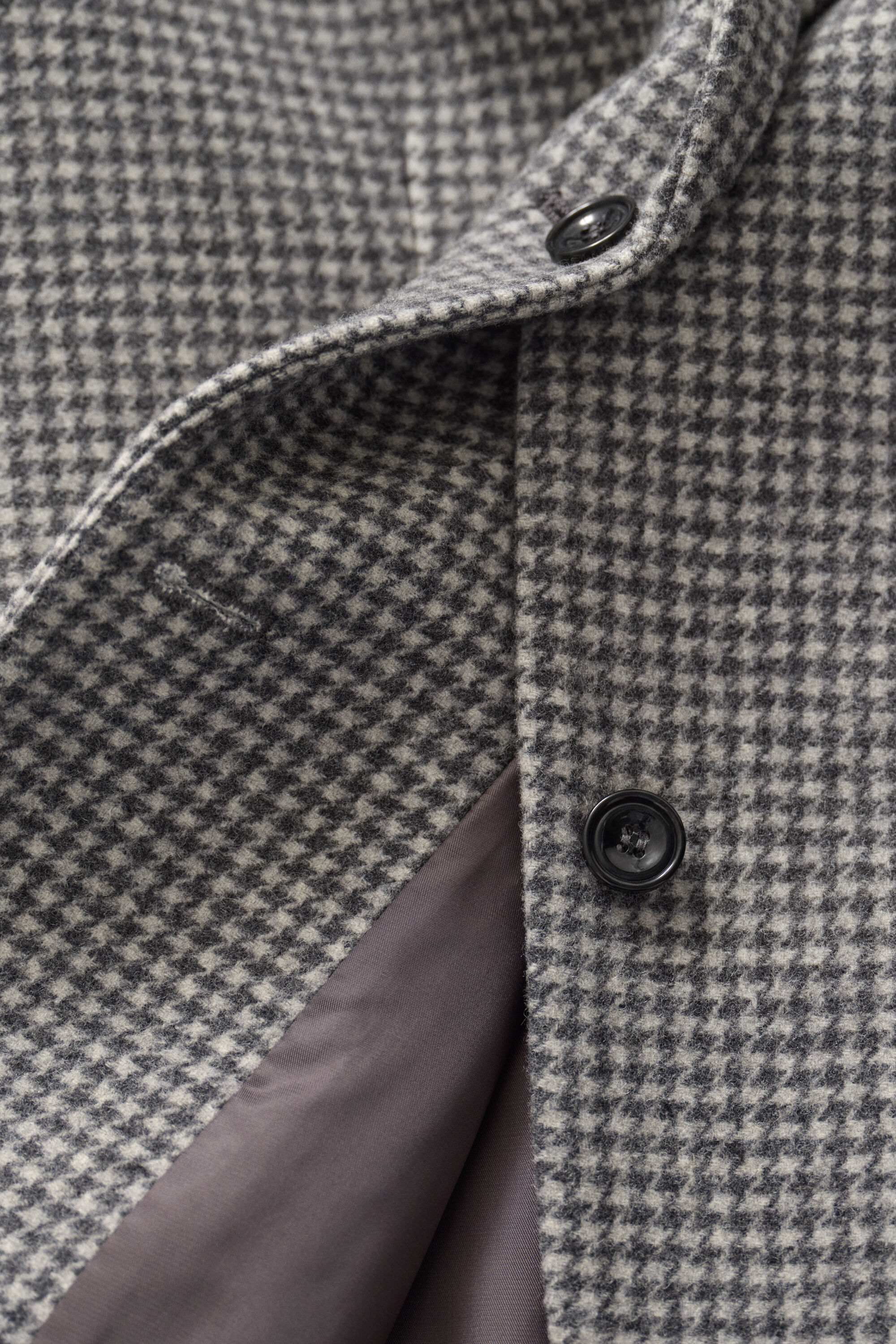 Veste blazer à motif pied-de-poule