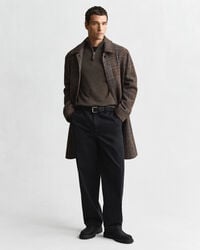 Pull à demi-zip en laine d'agneau ultra-fine