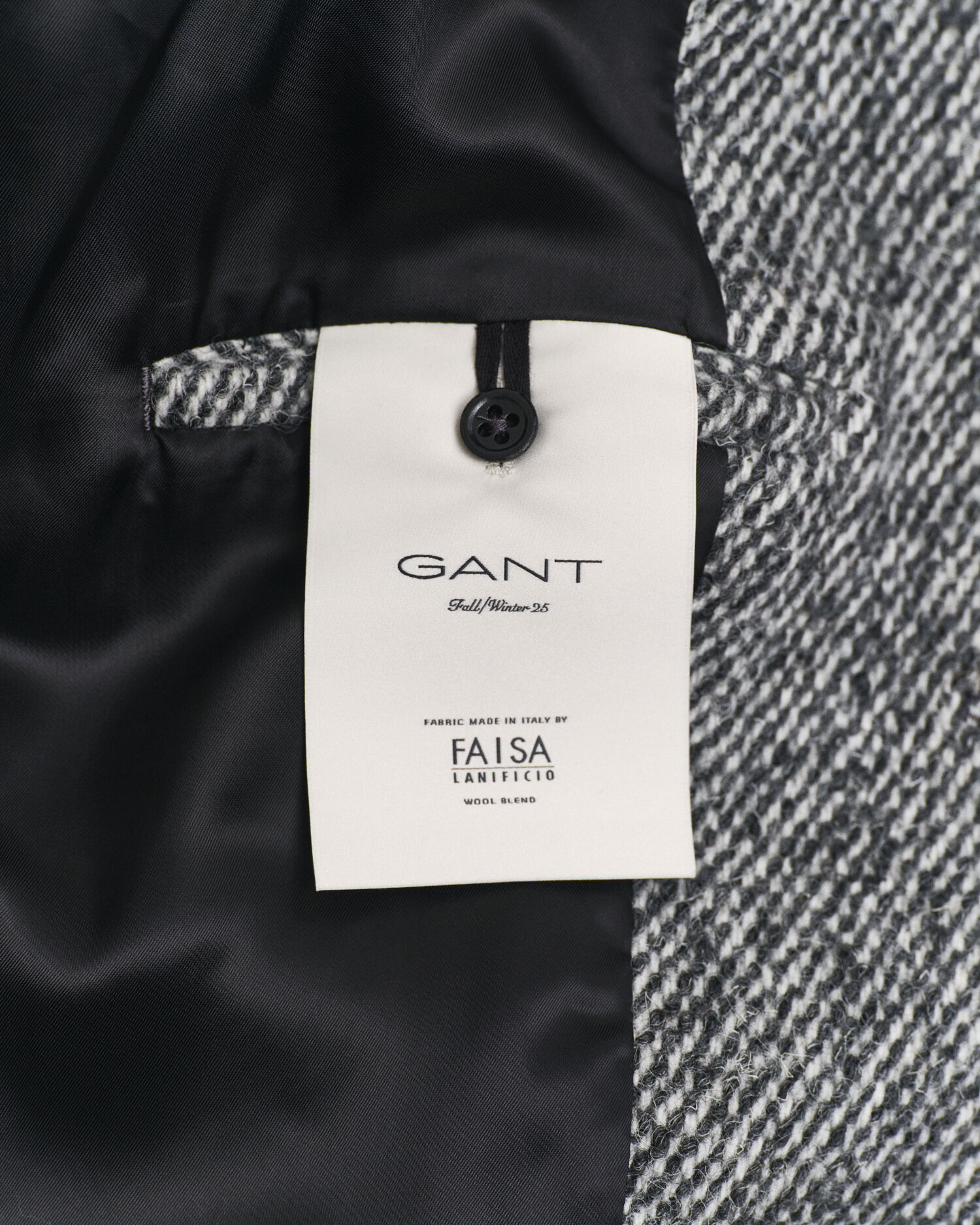 Manteau en tweed de laine