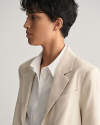 Veste blazer en lin stretch regular fit