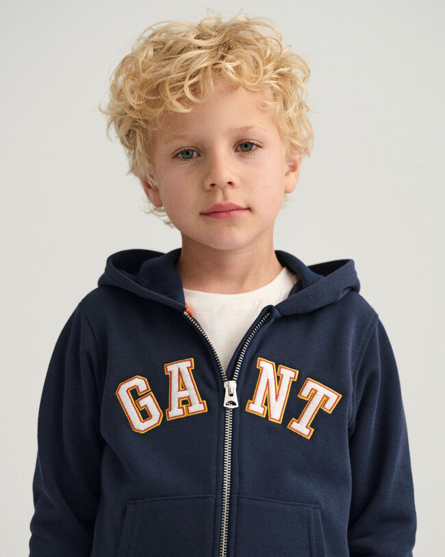 Boys Graphic hoodie met ritssluiting
