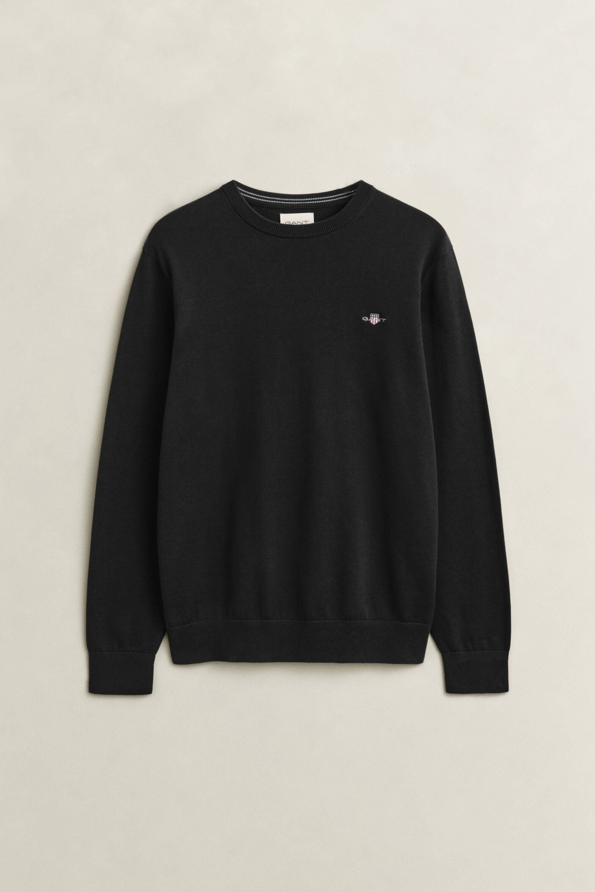 Pull col rond en coton