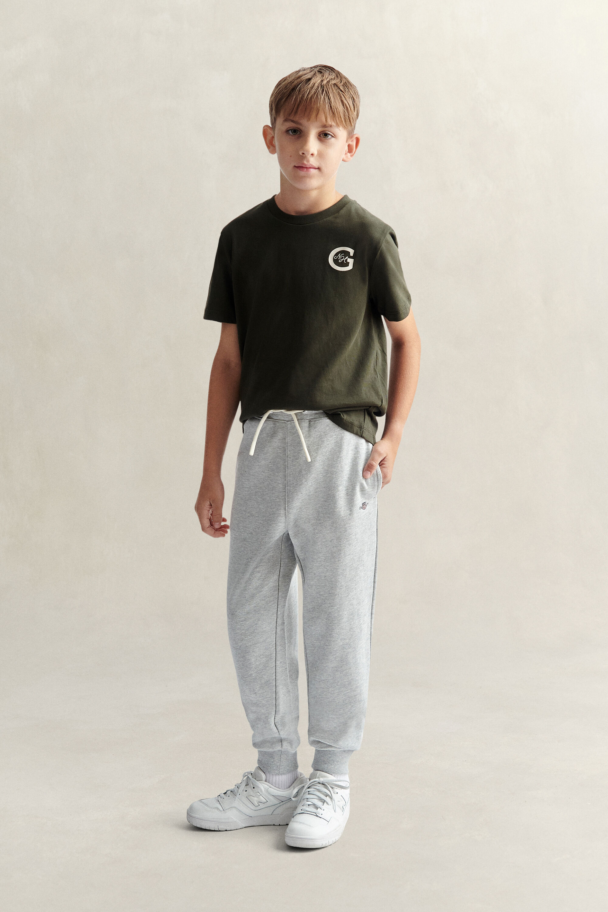 Pantalon de jogging avec écusson Ado Garçon