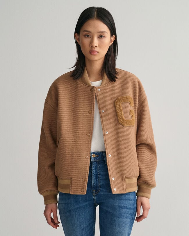 Veste en sergé de laine GANT Varsity Jacket