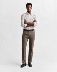 Regular Fit klassiek Oxford-hemd met Bankerstreep