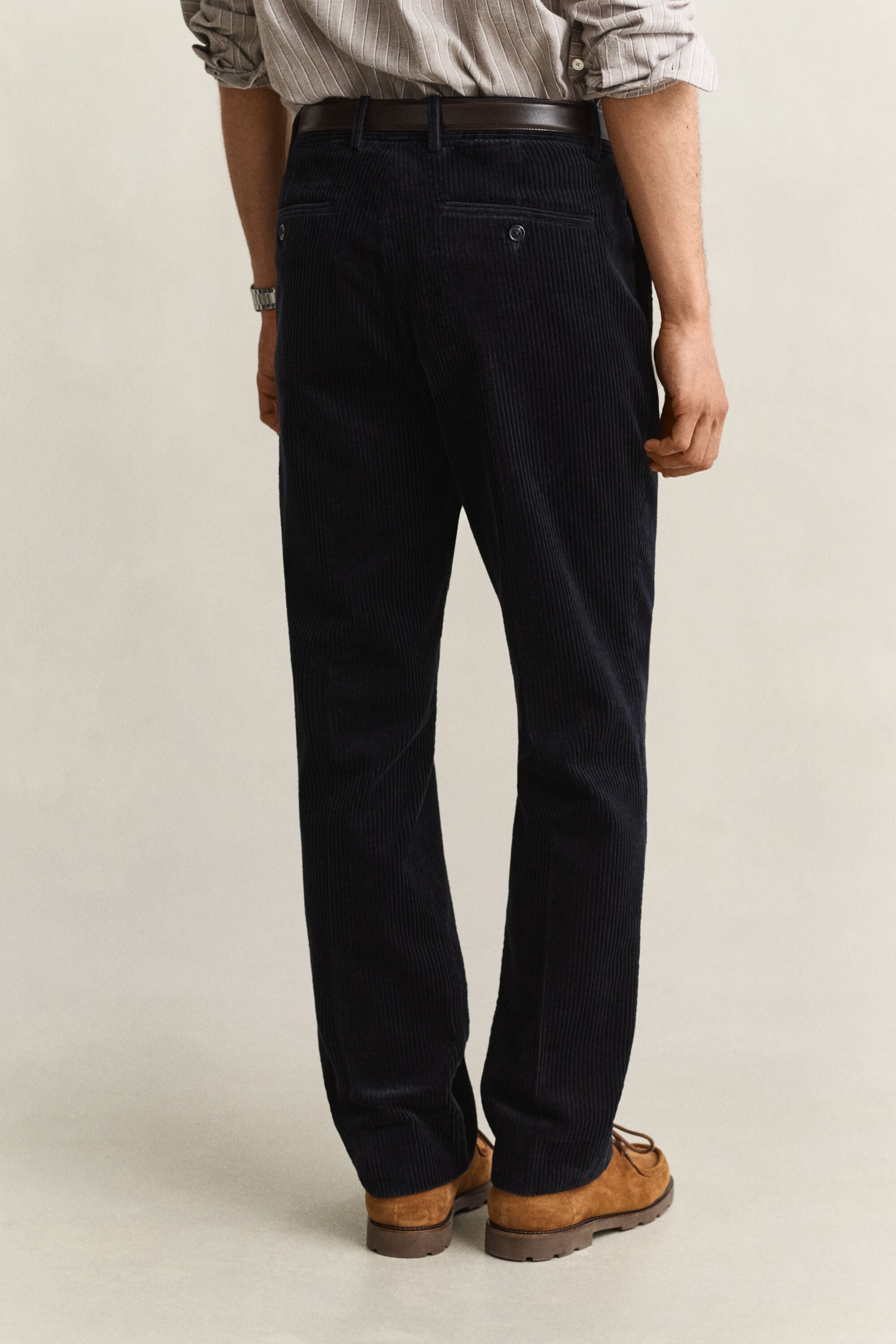 Pantalon de costume en velours côtelé