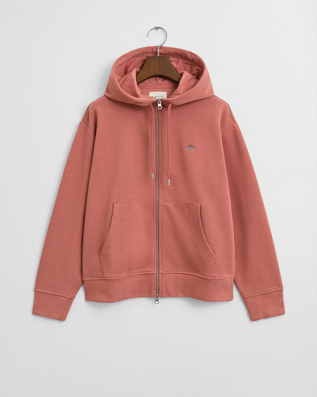 Shield hoodie met ritssluiting