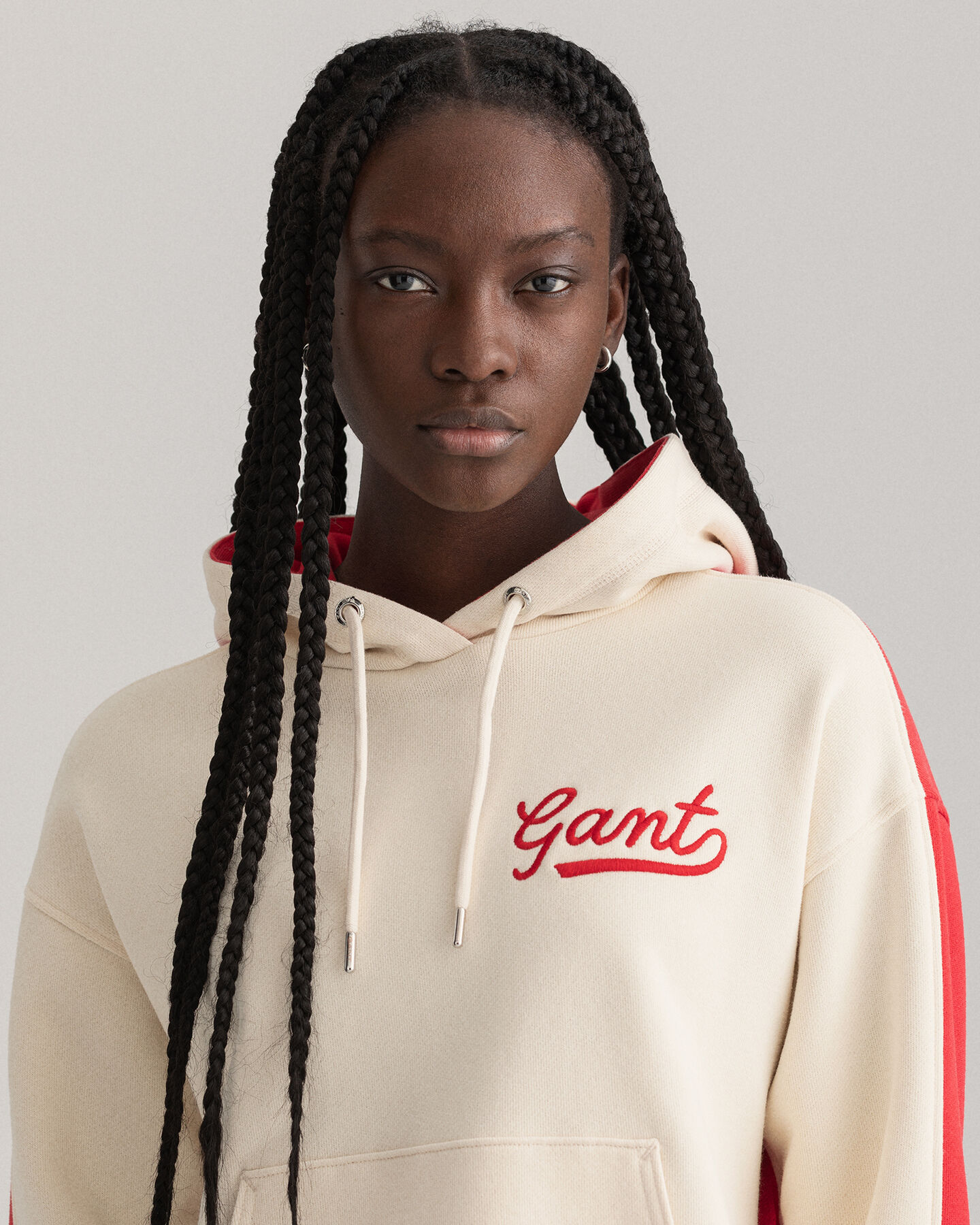 Sweat à capuche en colour-block