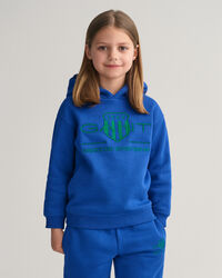 Kids Contrast Shield hoodie