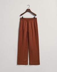 Pull-On broek van linnen en viscose