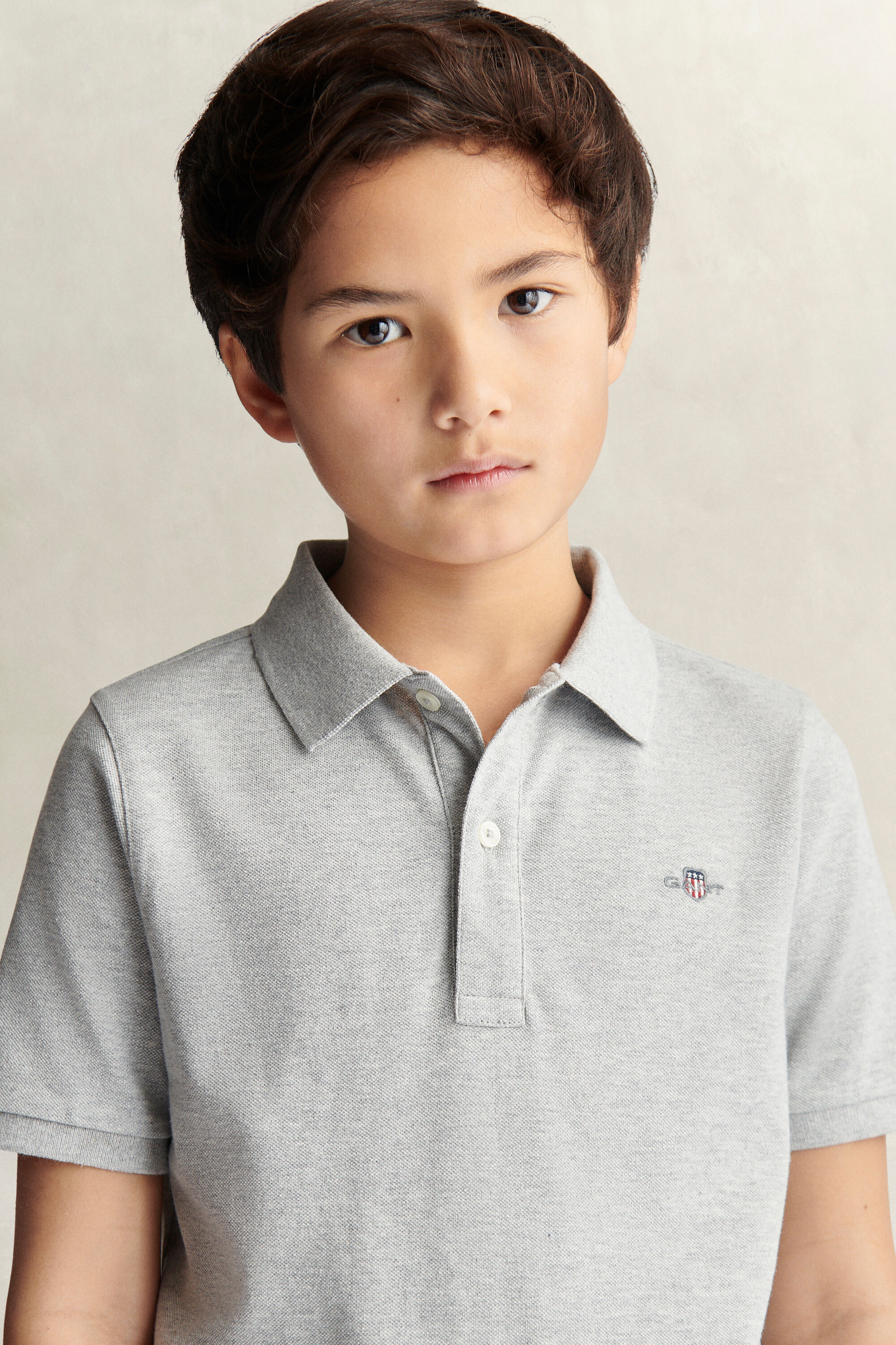 Teens Shield piqué poloshirt