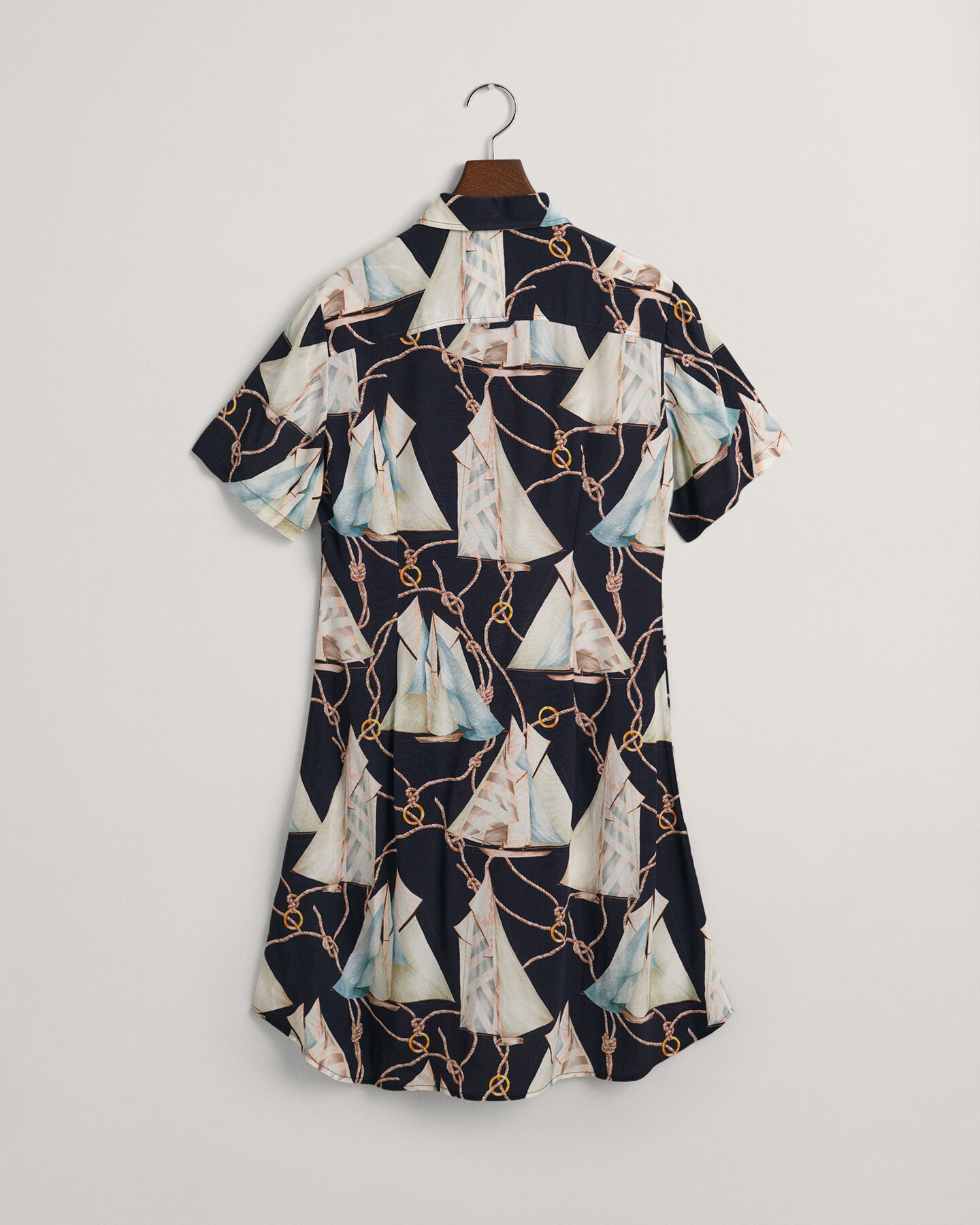 Slim Fit Sailing Print overhemdjurk