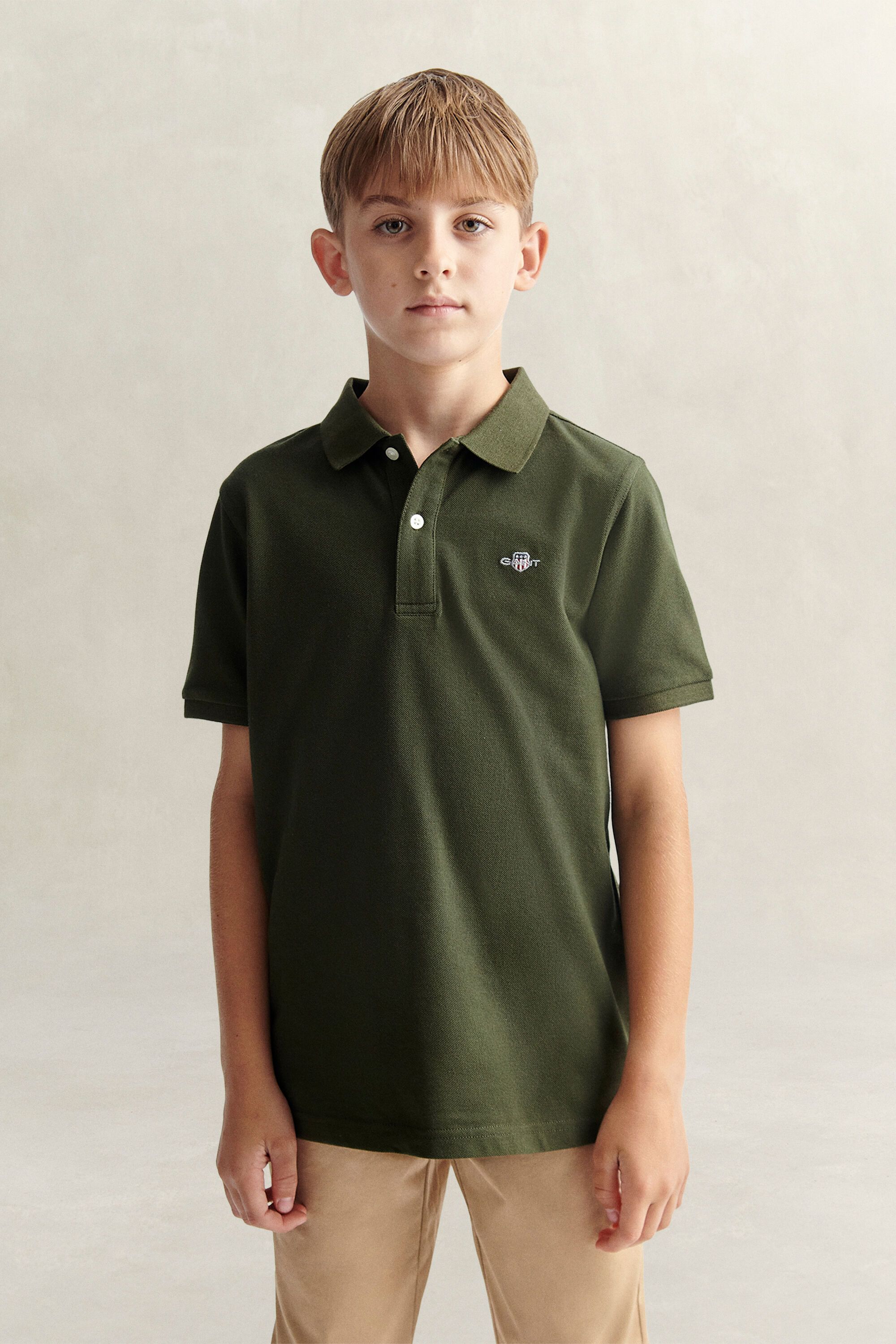 Polo avec écusson Ado