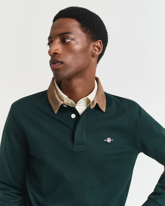 Heavy Rugger avec col en velours côtelé