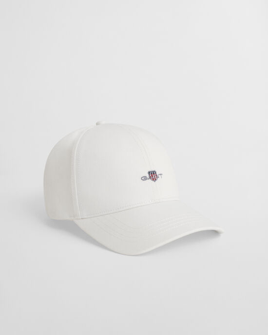 Casquette haute en sergé de coton Shield