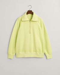 Sunfaded sweatshirt met korte rits