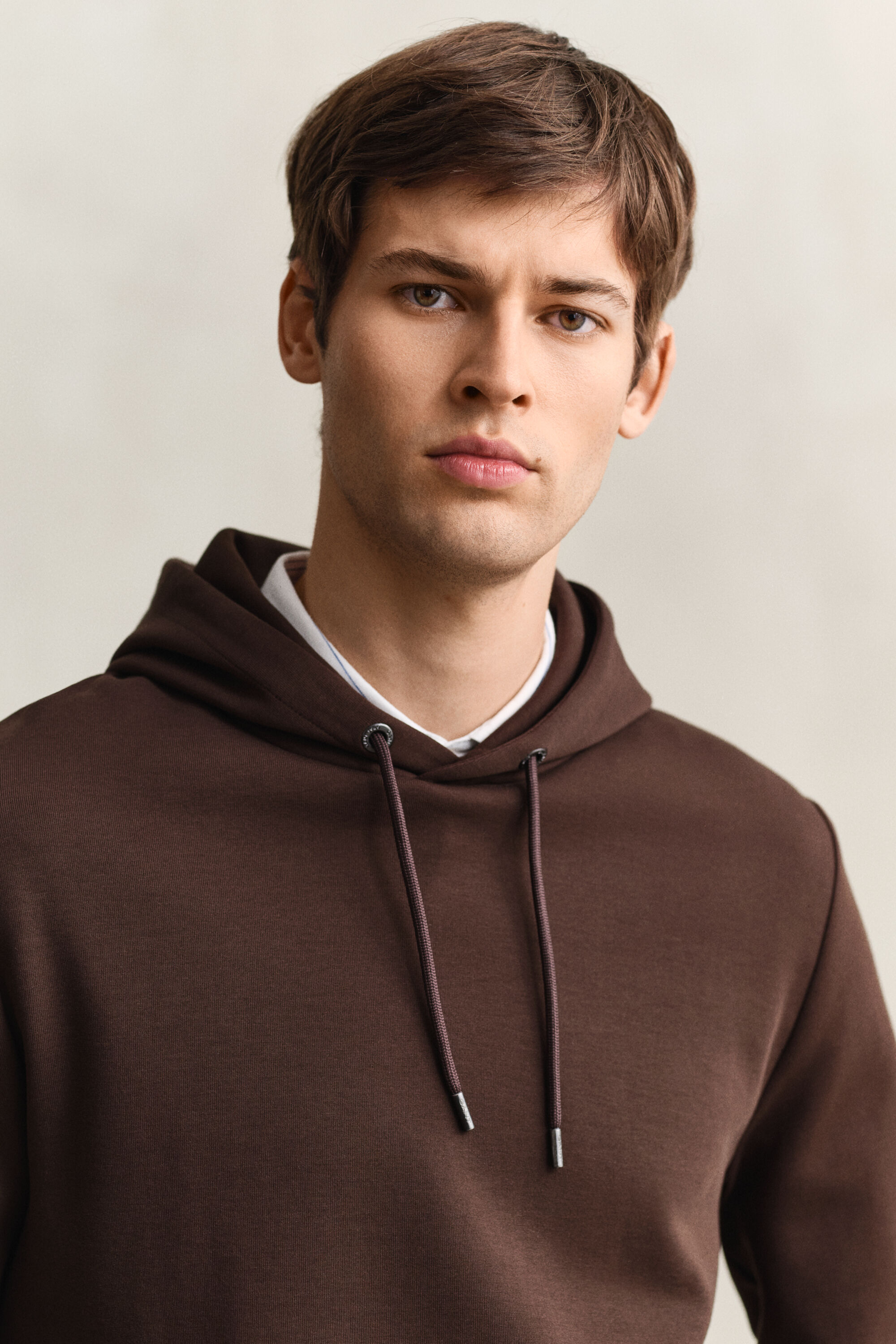 Sweat à capuche à tissage interlock