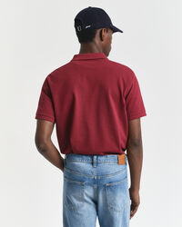 Regular Fit Shield piqué poloshirt